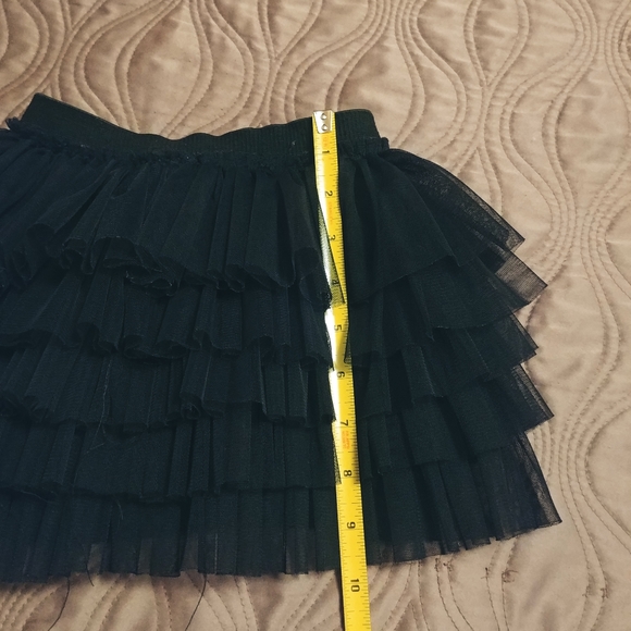 Size 5 Zara black tulle ruffle tutu - Picture 3 of 4